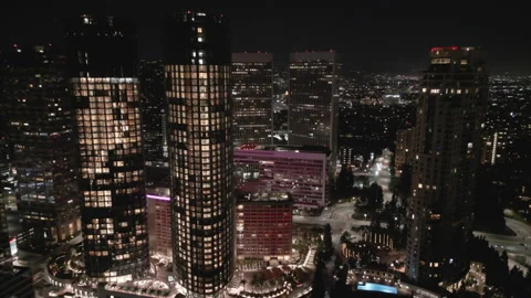 Fly into the century city Stock Footage 219904267