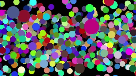 Fly circles Abstract Loop Background Stock Footage 42818947