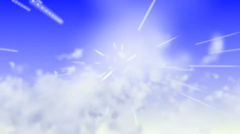 Fly in clouds Stock After Effects