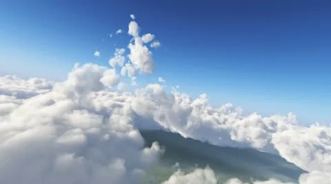 Fly in clouds Stock Footage 22126534