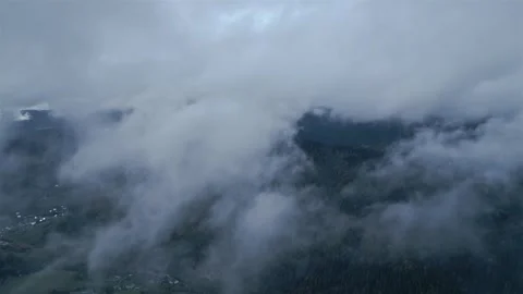 Fly in the clouds heaven Stock Footage 292794391