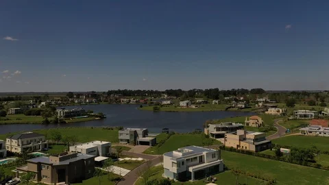 Fly in the Country Stock Footage 117454422