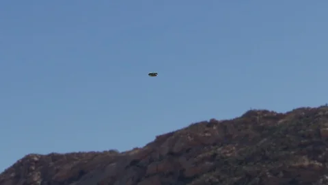 Fly Fast UFO Stock Footage 124444679