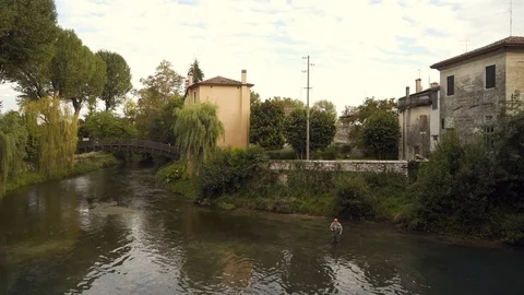 Fly fishing is an angling method that uses artificial fly to catch fish. Stock Footage 118806067