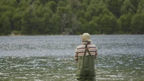 Fly Fishing Stock Footage 72413103
