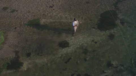 Fly fishing Stock Footage 148413850