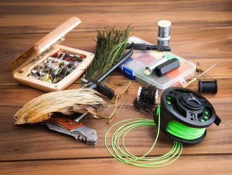 Fly fishing Stock Photos