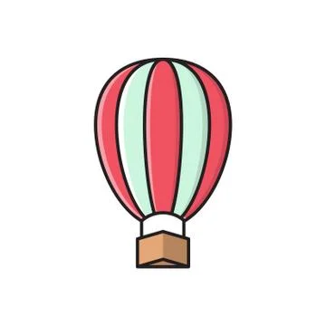 Fly flat color icon Stock Illustration