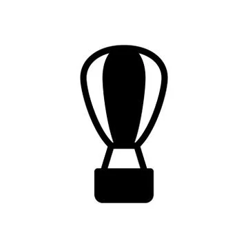 Fly glyph flat icon Stock Illustration