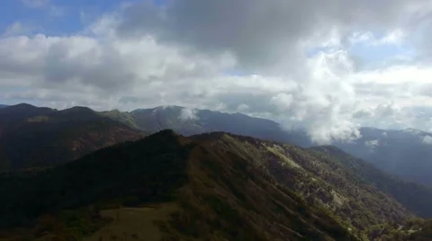 Fly from Hakkou Mountain Stock Footage 66654113