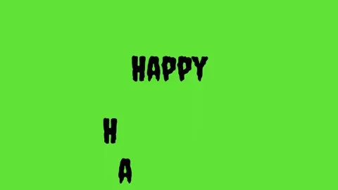 Fly In Happy Halloween Stock Footage 214289722