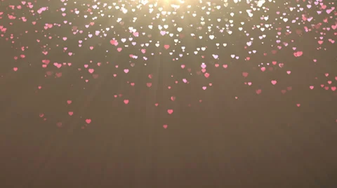 Fly Hearts Background 2 Stock Footage 39466008