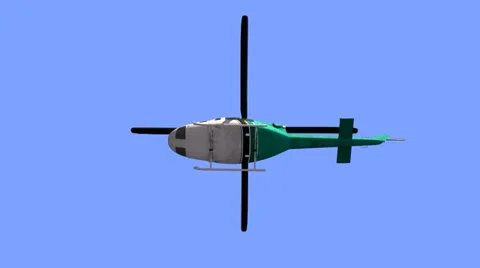 Fly helicopter Stock Footage 33185505