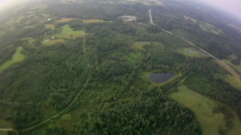 Fly high over forest Stock Footage 829184