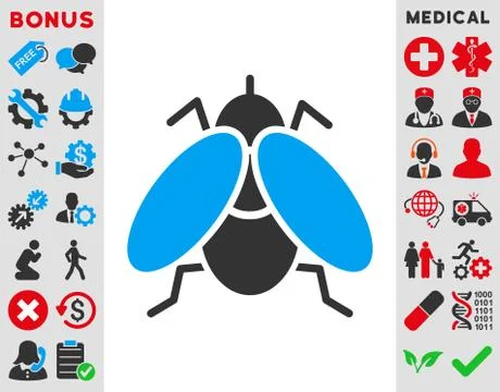 Fly Icon Illustrazione stock