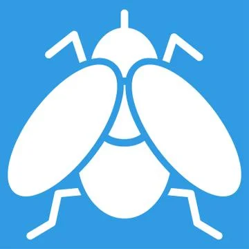 Fly Icon Illustrazione stock