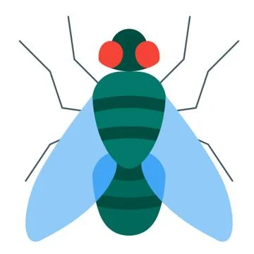 Fly illustration vector Stock Illustration