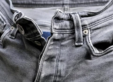 Fly of jean Foto stock