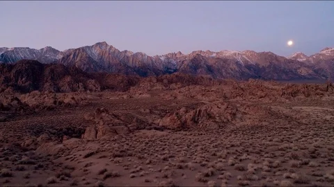 Fly Up to the Moon Stock Footage 87558133