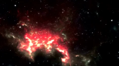 Fly to the nebula Stock Footage 41172572