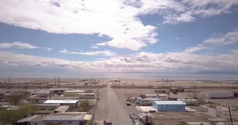 Fly out to the sea Video stock 276854563