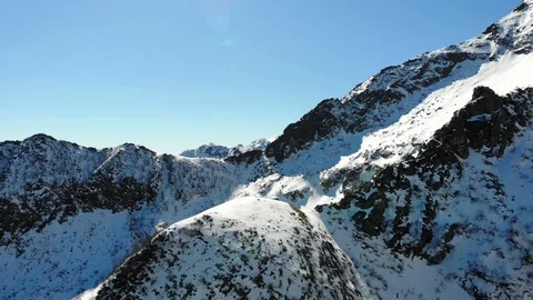 Fly over the alps Video stock 108170591