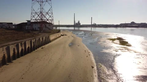 Fly over the beach 動画素材 168481114