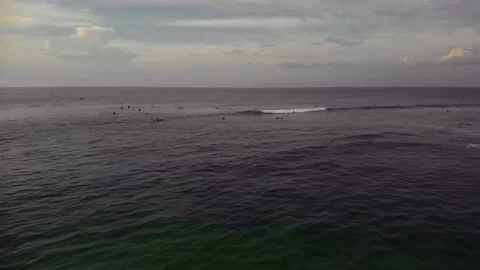 Fly over the beach with stunning ocean views Stock Footage 145808022