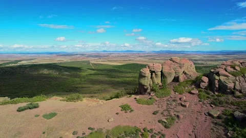 Fly over the beautiful Castillo de Zafra in Spain Stock Footage 221089639