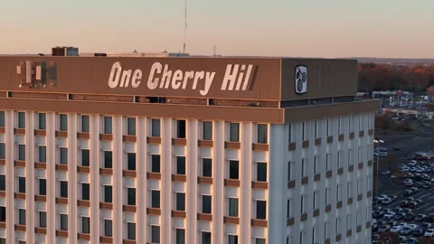 Fly over the Cherry hill buikld Stock-Footage 273839915