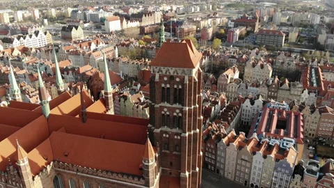 Fly over church Stock Footage 145372624
