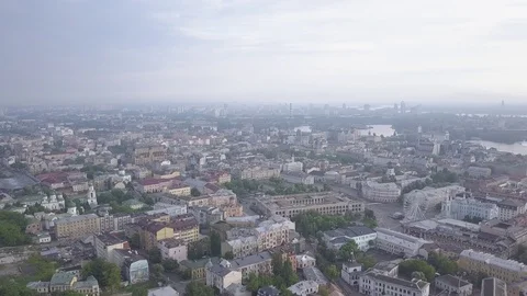 Fly over the city 27 Video stock 127416771