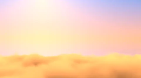 Fly over cloud sunset, Prores422 HQ Stock Footage 34256257