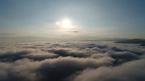 Fly over the clouds 02_2018 Stock Footage 94159483