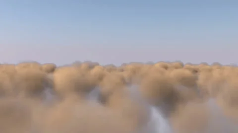 Fly over clouds and sky 4k Stock Footage 55601631