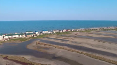 Fly Over Coast And Over Sea 스톡 동영상 55064113
