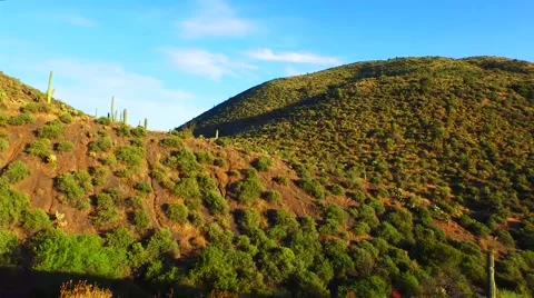 Fly over the desert canyon AZ.mp4 Stock Footage 54259633