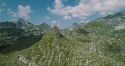 Fly over Durmitor Video stock 99610222