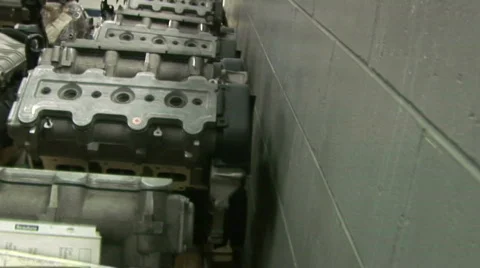 Fly Over Engines Video stock 359421