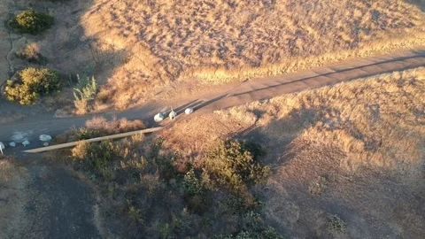 Fly Over Field Aerial Video stock 82469210