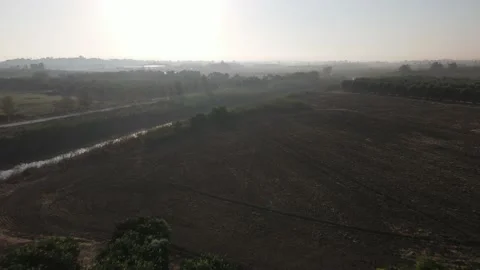 Fly over the field Stock Footage 141455347