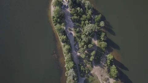 Fly over the islands Video stock 127416199