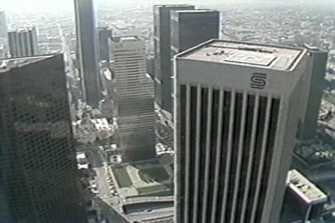 FLY OVER LA 2 Stock Footage 567318