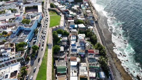 Fly over La Perla gorgeous community. Stock Footage 273519787