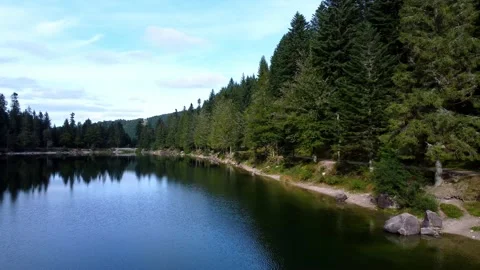 Fly Over Lake (drone) Stock Footage 162906962