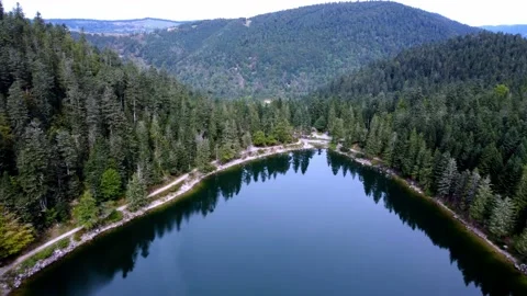 Fly Over Lake (drone) Stock Footage 162907133