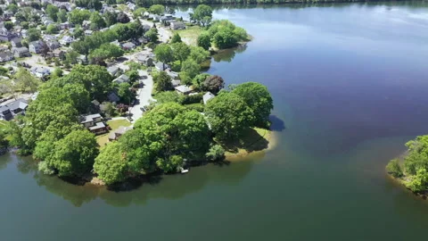 FLY OVER LAKE Stock Footage 195881853