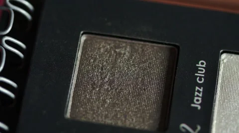 Fly Over Make Up Kit With  Eye Shadows Stock Footage 59560667