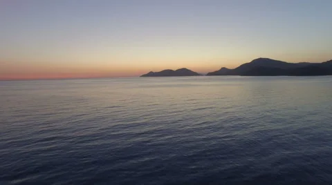 Fly Over Mediterranean Stock Footage 62625000