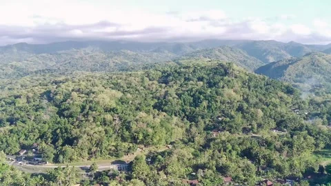 Fly Over The Mountain Stock Footage 247001261